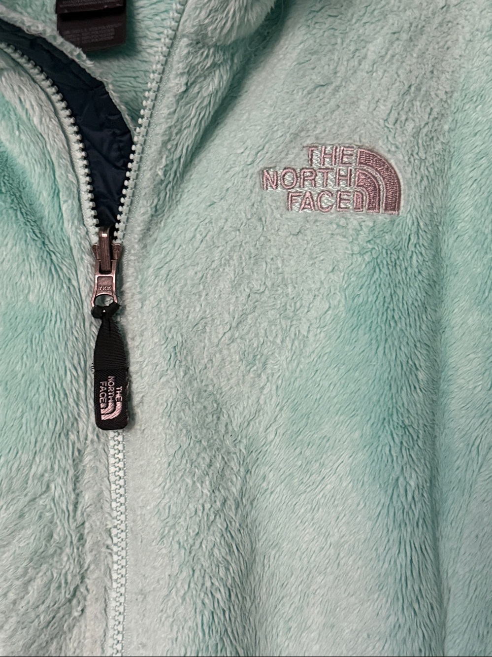 The North Face Full Zip Osito Jacket in Mint Green (s) - Picture 4 of 12